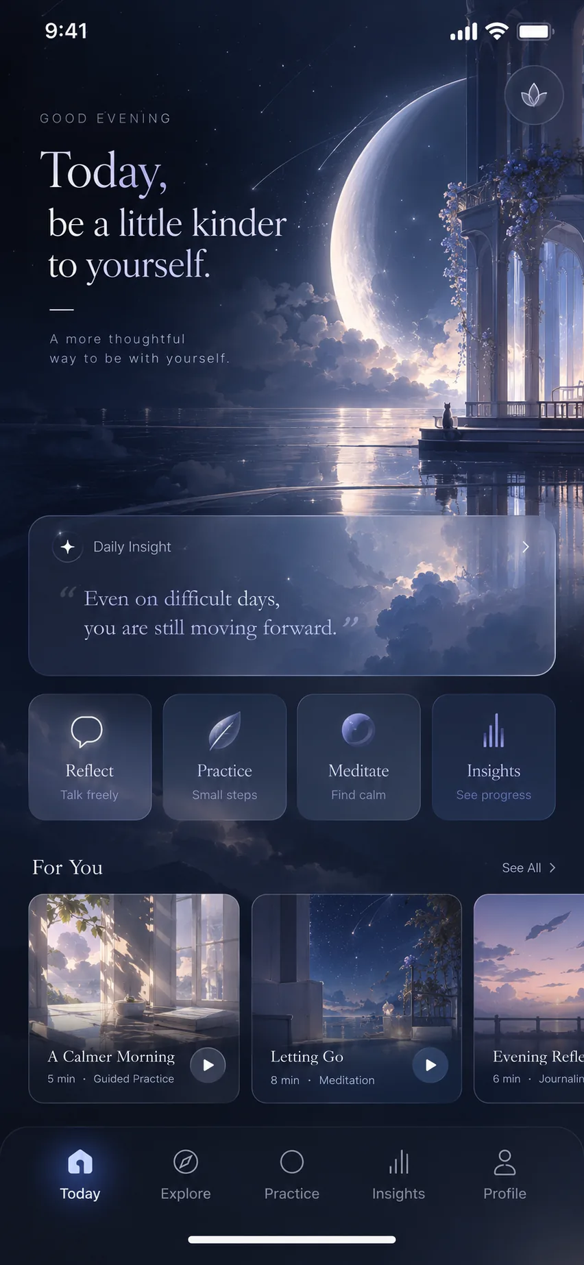 Houmoon home screen concept